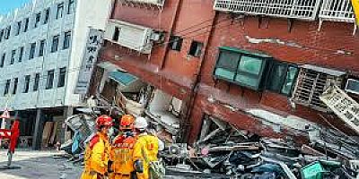 Tayvan'da 7,4 bykl?nde deprem